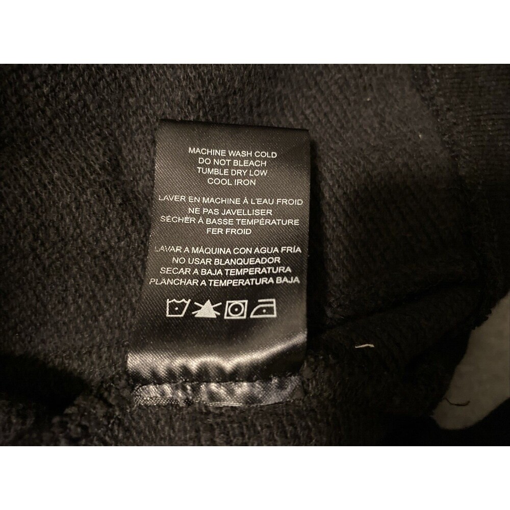 Velvet by Graham &‎ Spencer Jacket Size Small Black Military Moto Style Sweater - Picture 9 of 14